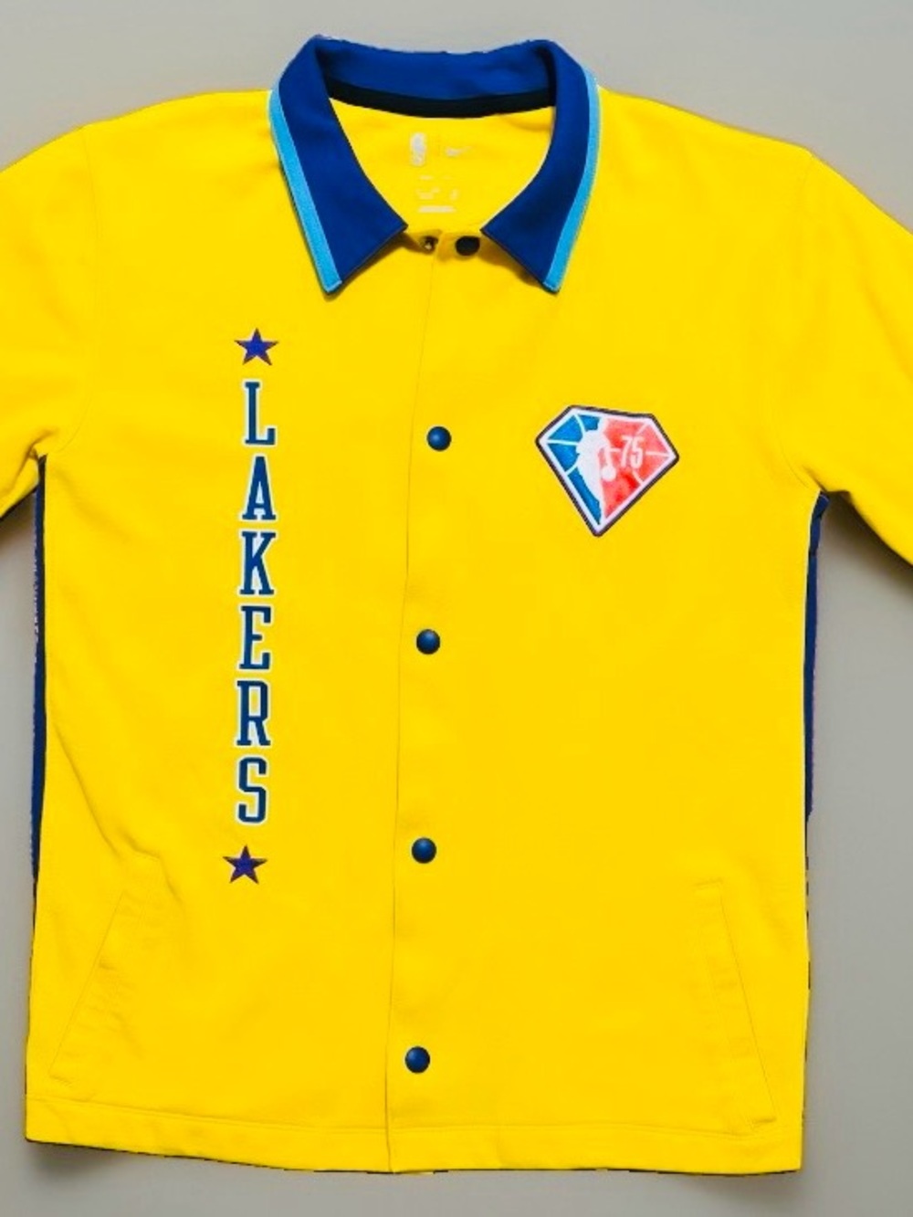 Los Angeles Lakers 75th Nike Anniversary Warmup Shooting Shirt YOUTH XL 18/20